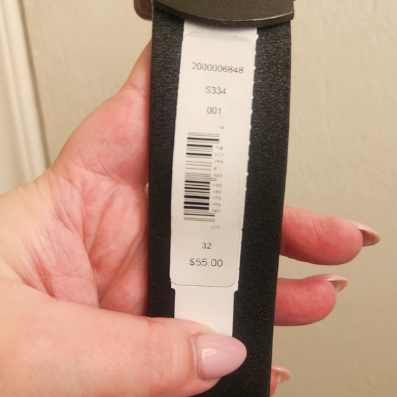 NWOT- Silver Jeans Men's Leather Belt - Picture 5 of 5